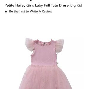 Pink Frill Tutu Dress for Girls Petite Hailey